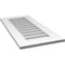 Ekena Millwork Vertical Surface Mount PVC Gable Vent: Non-Functional, w/ 3-1/2"W x 1"P Standard Frame, 16"W x 34"H GVPVE16X3401SN - alternate 5